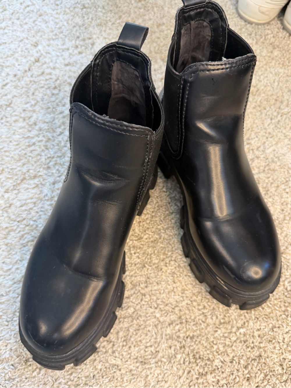 Circus NY Black Chunky Chelsea Boots Women’s 7.5